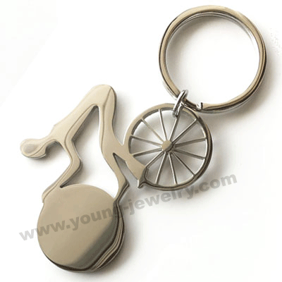 Steel Personalized Bicycle Keyrings Wholesale Supplier
