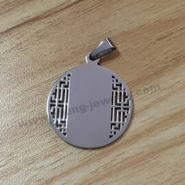 Custom Round Necklaces w/ Chinese Screen
