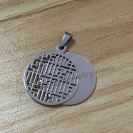 Custom Round Necklaces w/ Chinese Style Pattern