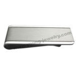 Personalized Money Clips with silver edge for Him