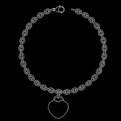 heart custom bracelet jewelry