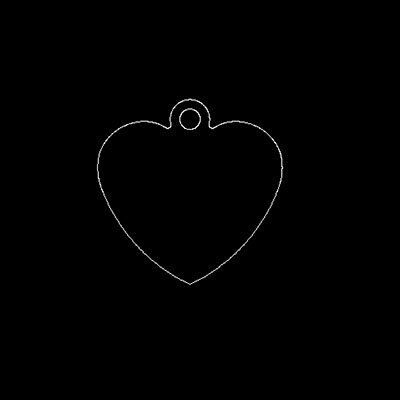 heart personalized pendant