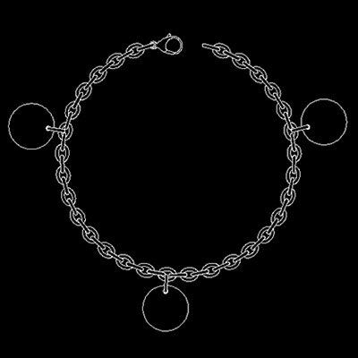round custom bracelet jewelry