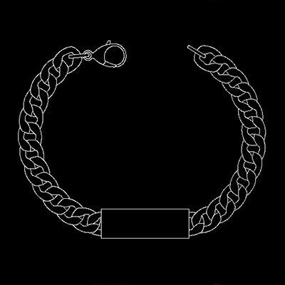 ID custom bracelet jewelry