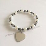 Beads w/ heart Custom Bracelets wholesale supplier in china