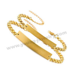 Gold Customized Couples Bracelets Wholesale Jewelry Supplier