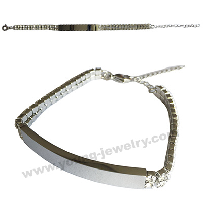 316 Steel Chain w/ ID Personalized Bracelets Supplier