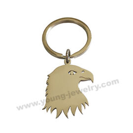 Personalized Engravable Eagle Keyrings Flying Without Wings