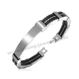 Picture Engraved ID Fashion Bracelets for Men