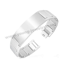 Picture Engraved ID Bracelets in Stainless Steel