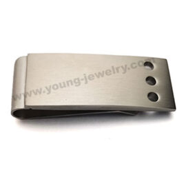 Custom Money Clip w/ Holes Jewelry Supplier in China