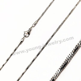 Twisted Square Snake Chain