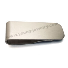 High Polished Solid Stainless Steel Custom Engraving Money Clip