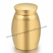 Commemorate Loved Ones Urn Funeral Box Pet Urn Jar Perfume Gold Bottle