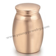 Commemorate Loved Ones Urn Funeral Box Pet Urn Jar Perfume Rose Gold Bottle