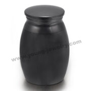Commemorate Loved Ones Urn Funeral Box Pet Urn Jar Perfume Black Bottle