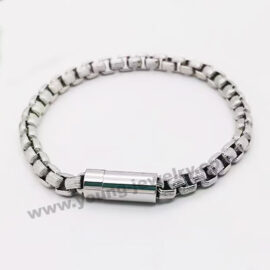 Wholesale Bracelet with Stainless Steel Chain and Magnetic Buckle