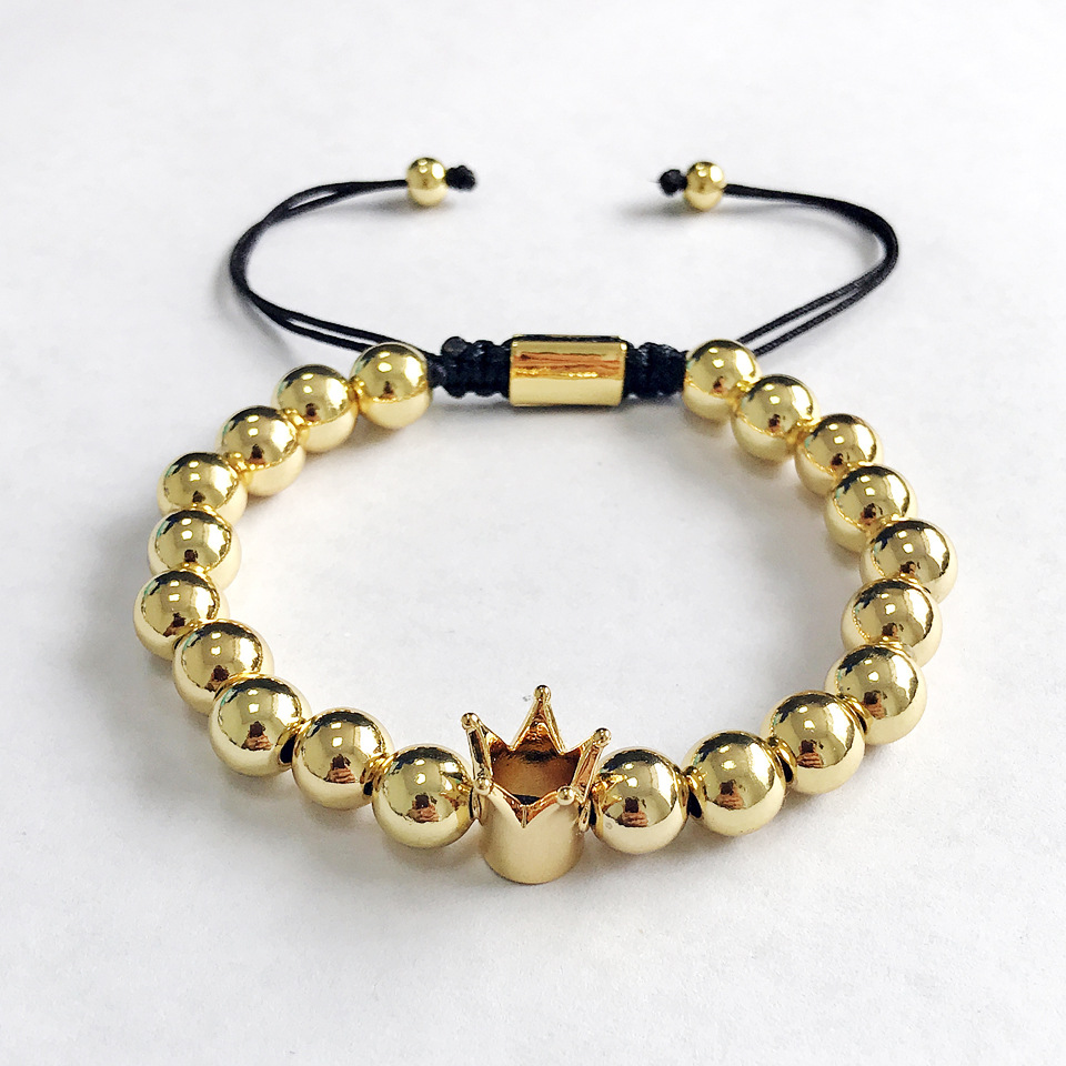 Stainless Steel Hexagonal Square Head Roman Numeral Bracelet