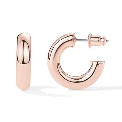 Geometric high-end retro lightweight thick C-shaped open earrings