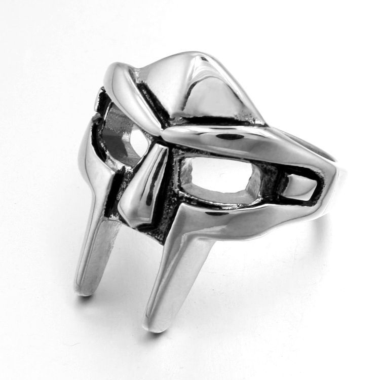 Pharaoh Mask Men's Stainless Steel Couple Ring